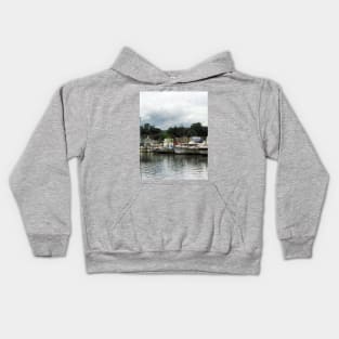 Essex CT - Boats On A Cloudy Day Kids Hoodie